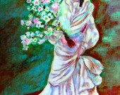 SOUTHERN BELLE Canvas Print 16"x20" Original Acrylic Painting by Shanon Padmore