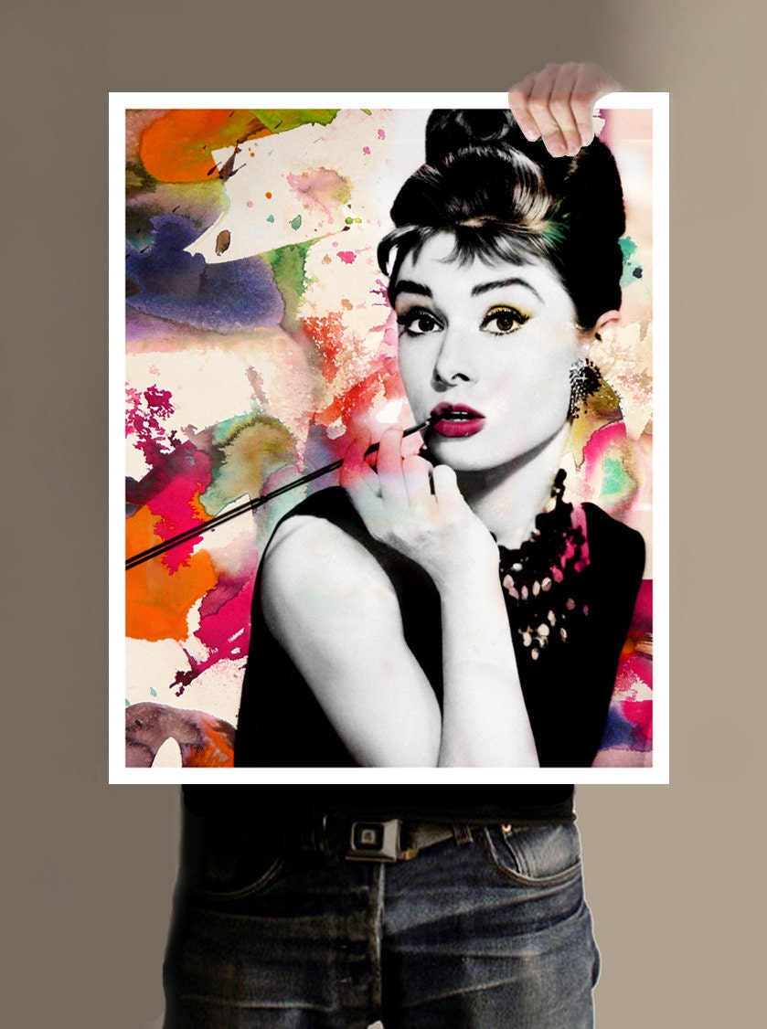 Audrey Hepburn Quote Poster  - 16x20