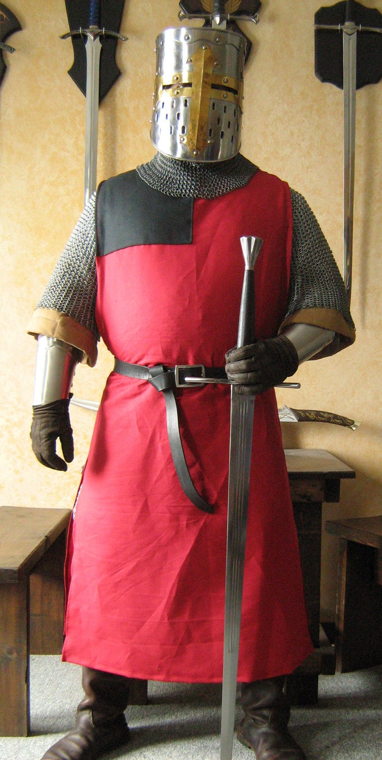 Medieval Knight Heraldry SCA Surcoat Tunic Tabard