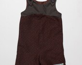Oliver and S Little Man Playsuit Size 2