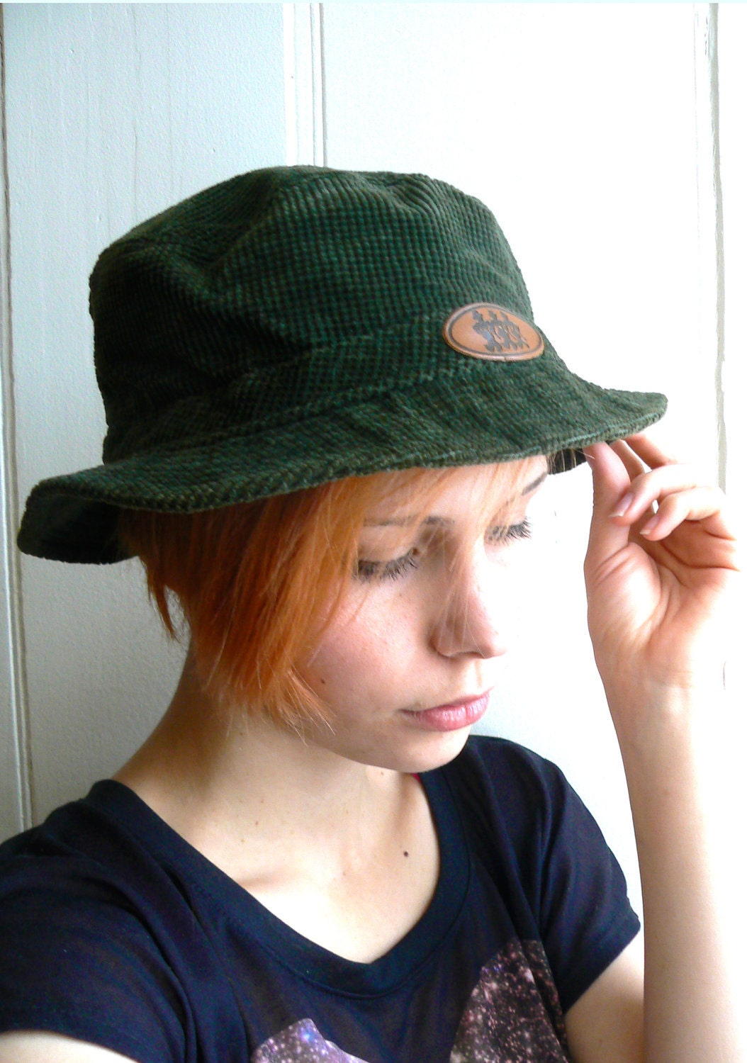 SALE Vintage hat - green