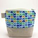 Reusable Snack Bag - Mini Elephants Blue