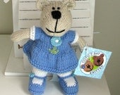 Hand Knitted Bear Stuffed Animal Toy Kids Toys Childrens Toy Birthday Gift Teddy Bear Baby Room Decoration Plush Doll Stuffed Toy Mia