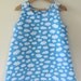 Children clothing - Girls dress blue cloud new dress...Sizes 6months 1 2 3 4 5 ...Kids toddlers girls children clothing girlsandboys