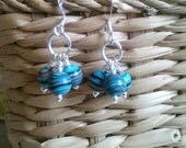 Multicolor Turquoise Cluster Earrings Gift
