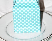 As Seen In Bird's Party Magazine - Mini Gable Favor Box Polka Dot Design - DIY Printable - You Choose Your Colors