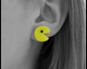 Pac-Man Earrings