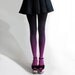 BZR Ombré tights in Fuschian Violet
