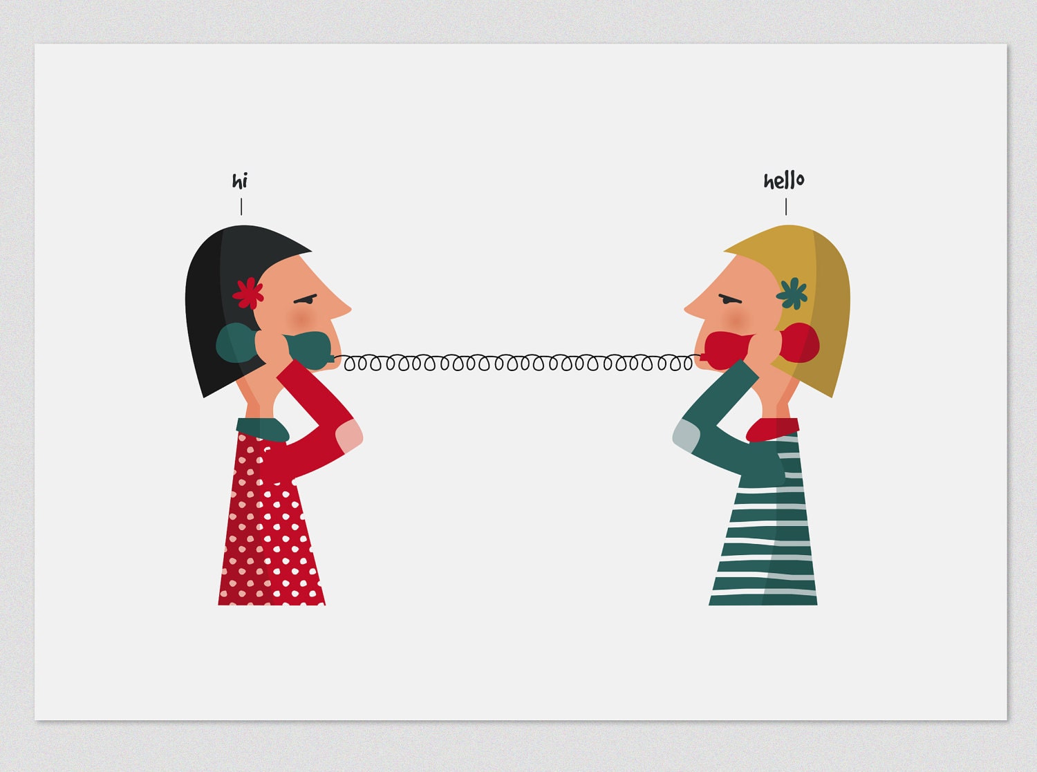 Illustration. Print. Chattering