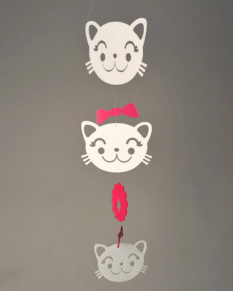 Spring Kitty Mobile (Petite) in Recycled Eco Plastic