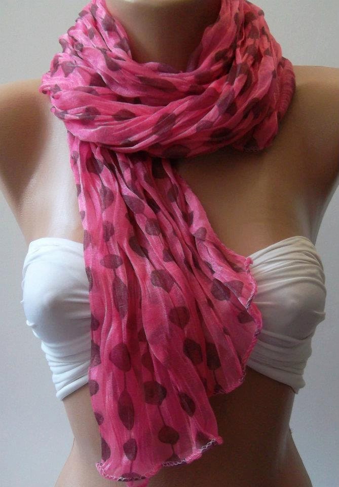 Elegance Scarf Tulle Scarf Pink scarf