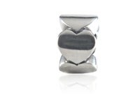 Ring Of Hearts Sterling Silver Charm Bead Fits Most Brands of European Bead Bracelets Love Wedding Gift