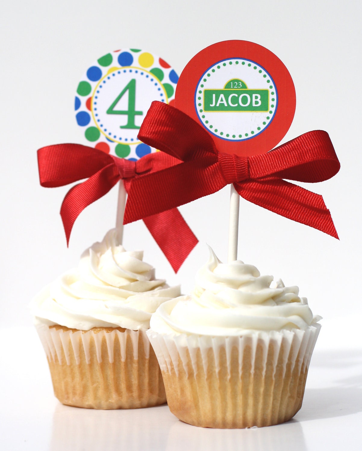 SESAME STREET Cupcake Toppers Printable Il_570xn