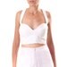 Retro Short and Bustier in White Linen -Made to order-