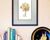 Ink and Paint Textured Joshua Tree Arboreal Fine Art Print - 11x14 Giclée Art Poster