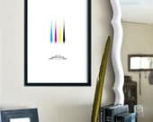 Celebrate CMYK: 11"x17" Pop Art Poster Series For the Modern Graphic Designer