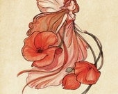 Midsummer Fairies: Poppy SMALL 8.5x11 Art Print