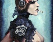 Nadine.  A 12x18 Print of a Reese Hilburn Original Painting.