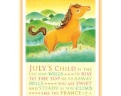 July's Child Print (Horse)