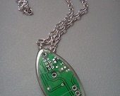 Computer Circit Board Motherboard Necklace