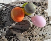 Lampwork and Copper Headpins, Handmade SRA LETEAM Glassymom