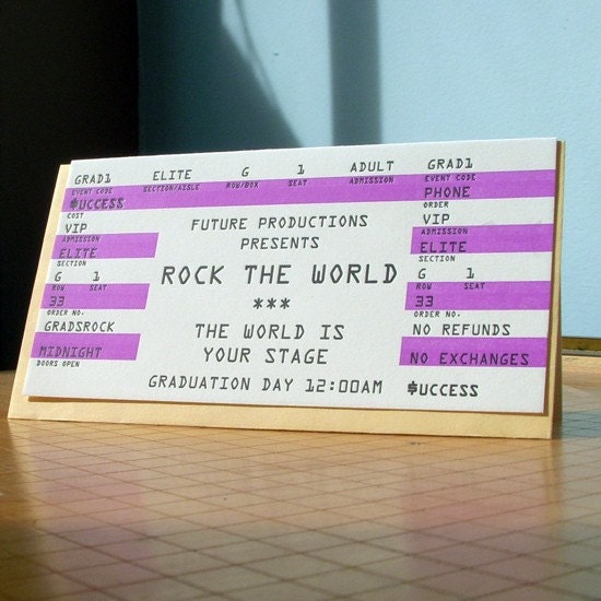 grad rock ticket