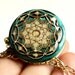 Blue Wedding Locket, Blue Necklace, Cream Locket, Bridal Necklace, Something Blue Necklace, Vintage Inspired Necklace, Picture Locket