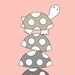 Nursery Decor, Nursery Print, Pink, Nursery Art, Turtle Stack, Art Print, Baby Girl, Turtle Nursery