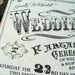 Vintage Circus Wedding Invitations - deposit to begin