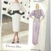 1980s Vintage Sewing Pattern Christian Dior Vogue 1404 Paris Original Evening Dress Size 12 Bust 34 UNCUT