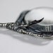 the oracle. magnifying glass and starling claw necklace.