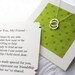 BEST FRIENDS Necklace - POEM Note Card - Sterling Silver - Friendship Jewelry - Valentine for Friend Wear Everyday - Simple - Gifts for Her