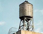 Water Tower, New York Lower East Side, Color Photograph, Square Format Fine Art Photography Print, Free Shipping
