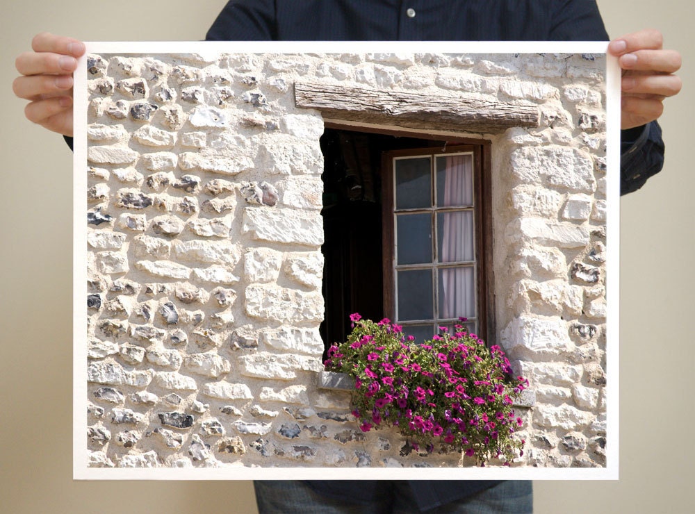 The Open Window, Paris - 16x20 French Fine Art Photograph Art Print - Paris Photography - Paris Decor French Country - Purple Home Decor