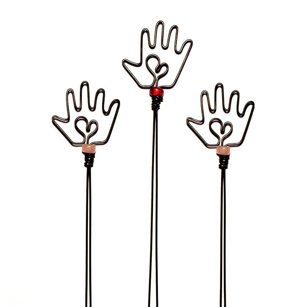 3 Heart in Hand Book'markers- Great Valentine Gifts