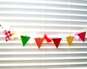 WEDDING GARLAND POPTART polkadot Tulle Large Banner Bunting Hand Cut Pennants Keepsakes (custom orders welcome)