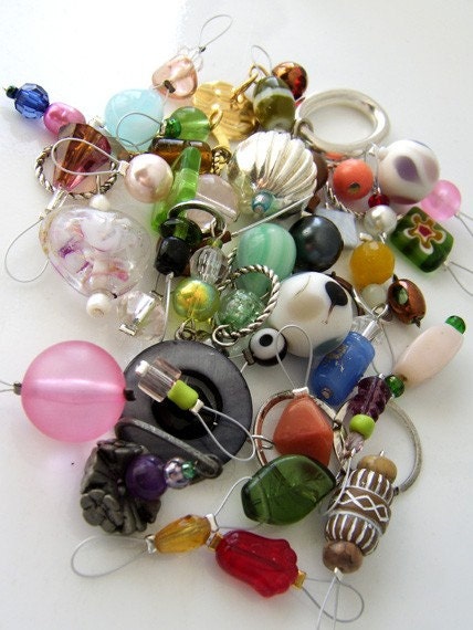 Helter Skelter - Surprise Sampler Pack - Eight Handmade and Snag Free Stitch Markers