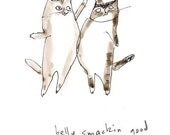 Belly Smackin Good Cards- Set of 4