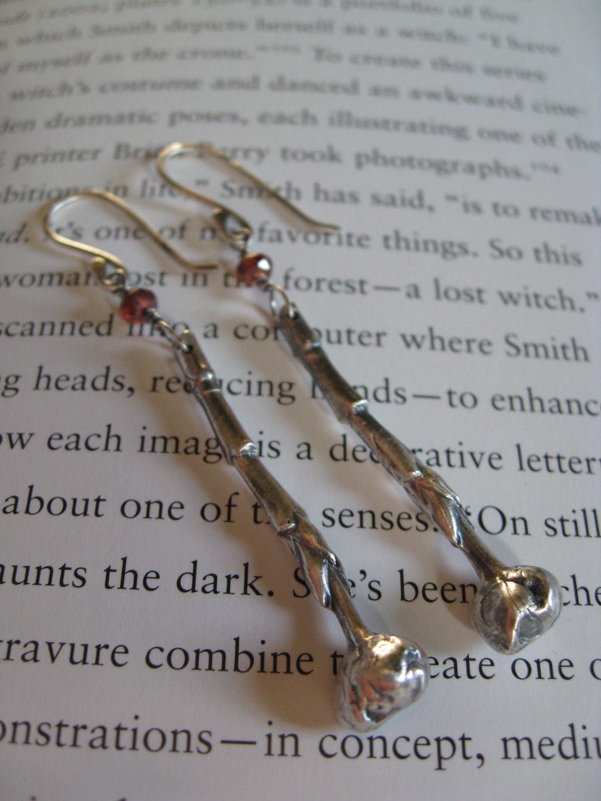 Budding Flower Drop Earrings