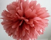 Rose Wine ... 1 tissue paper pom // wedding // anniversary // nursery // party decorations // diy // indie wedding // fall wedding Il_170x135