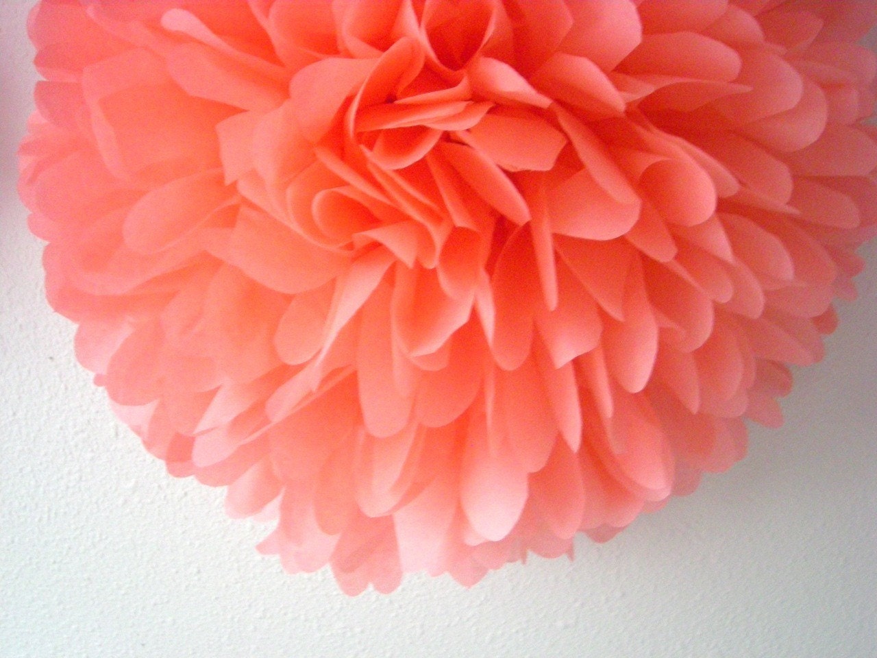 Melon... 1 tissue paper pom // wedding decorations // diy // birthday // baby shower // party decorations // diy Il_570xn