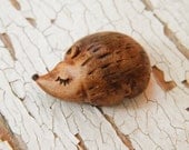 Little Hedgehog bead - Sleepy Woodland Critters (ready to ship)