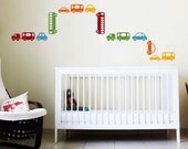 SALES - VroomVroom Boys Vinyl Car Decals - Set of 10