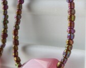 Pretty in Pink Hoop Earrings