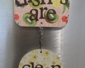 dishwasher magnet - retro fruit salad