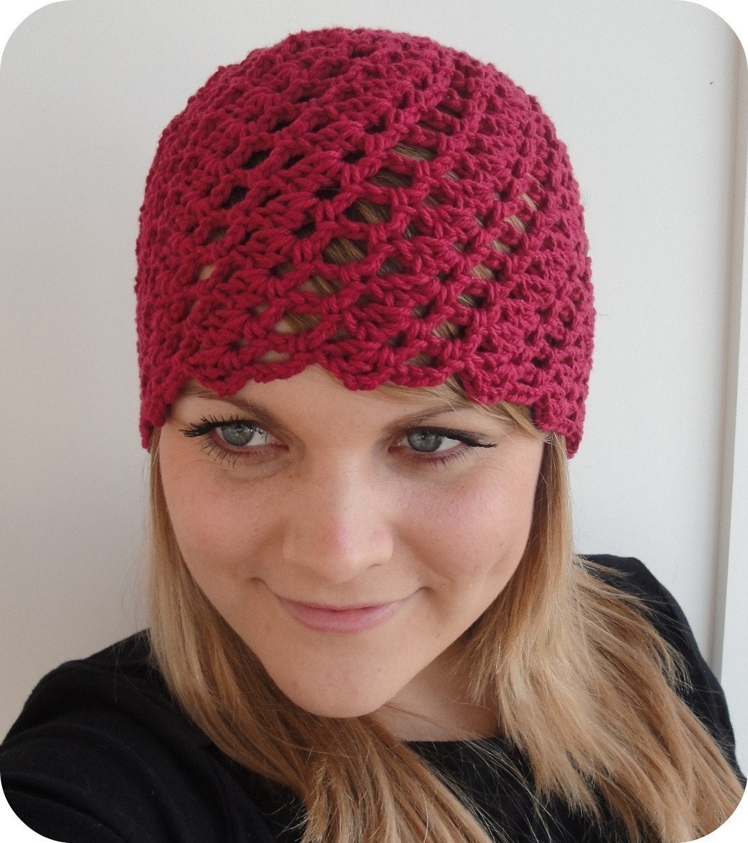 Crochet PATTERN Beanie Cloche HAT Swirled Shells by ...