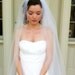 RESERVED For Diana! Lily style006 Cathedral length 108" & Blusher Veil 38"