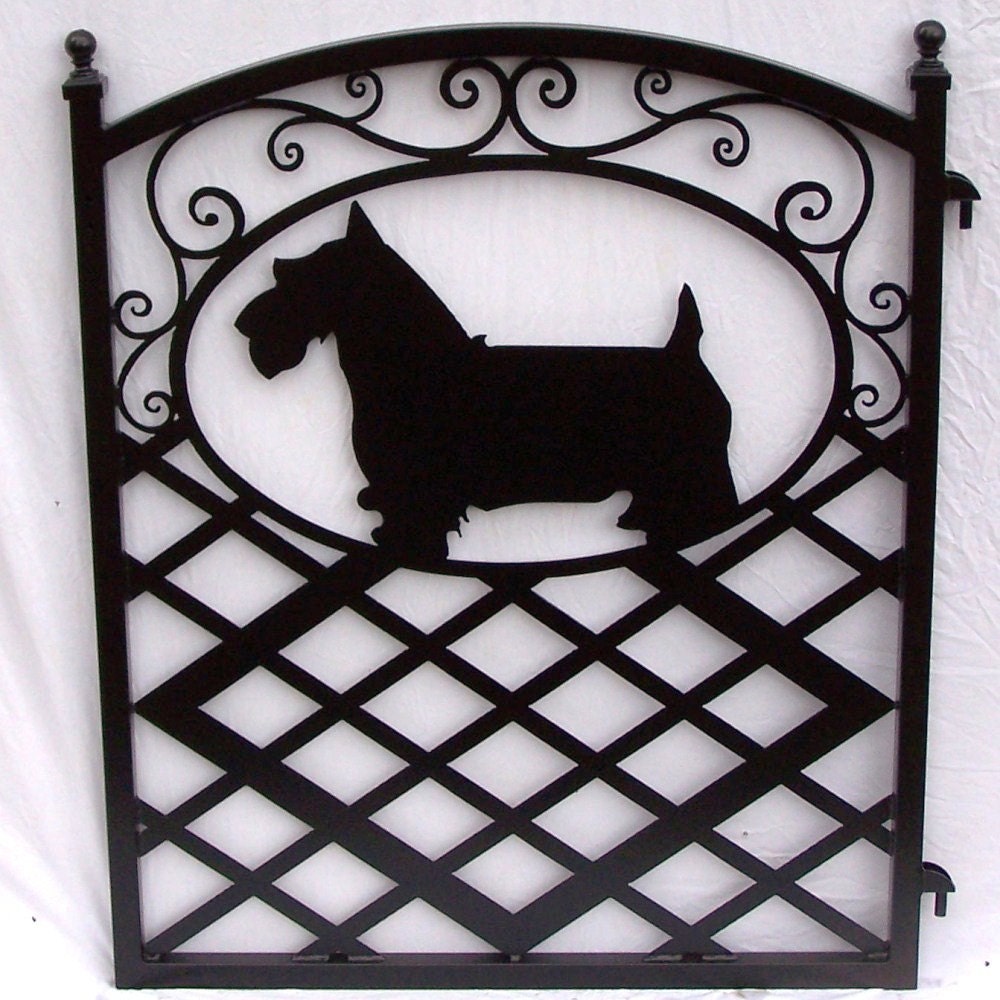 Scotty Dog Fence Gate