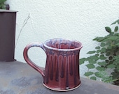 Ceramic Coffee mug, Kitchen, IN STOCK Serving, Large Beer Stein 16 oz, Soup mug, Beer Mug, Purple Eggplant Lavender Blush, Spring Home Decor