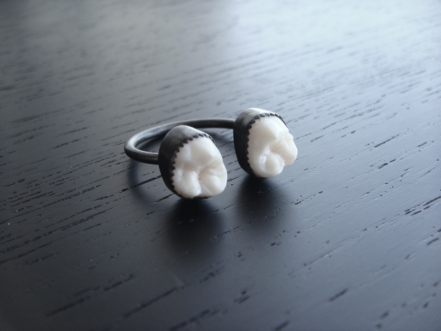 Conjoined Teeth Ring